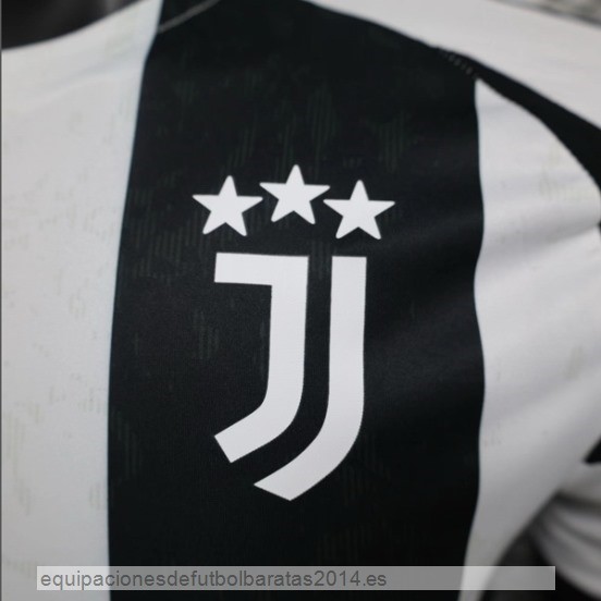 Nuevo 1ª Jugadores Camiseta Juventus 24/25 Blanco Negro Baratas